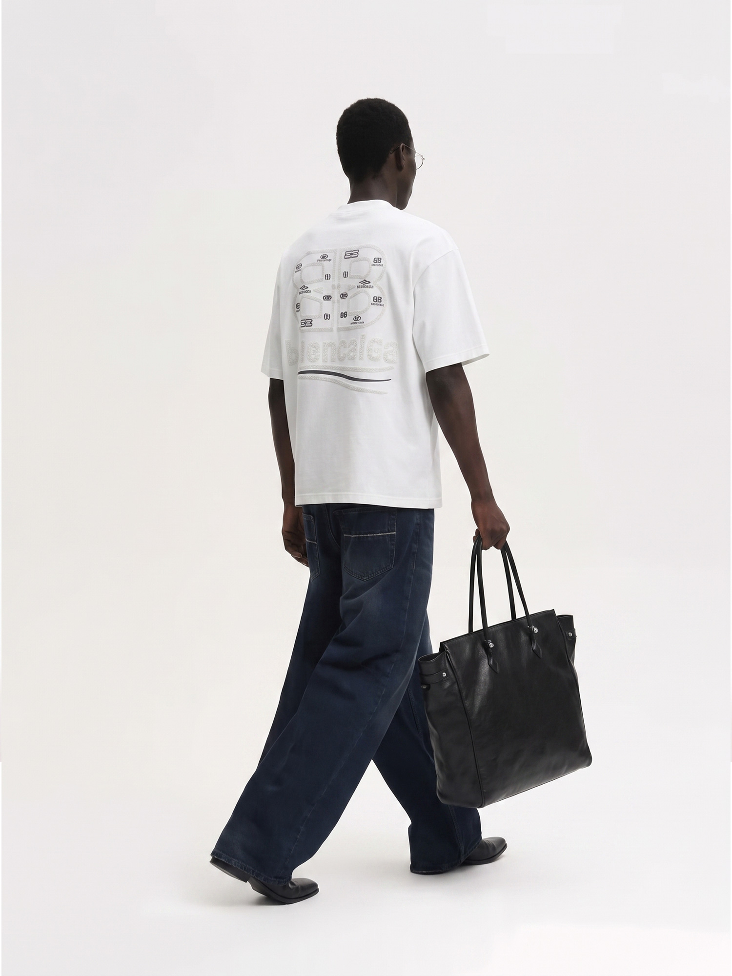 Chenille Embroidery – Rhinestone – Print Tee